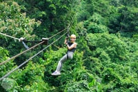 From Koh Samui, Tree Bridge Zipline and Café Experience - Hizvo