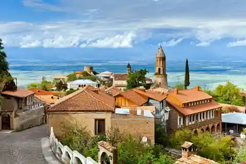 Depuis Tbilissi : Excursion d'une journée à Kakheti avec dégustation de vins