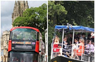 Stadtrundfahrt durch Oxford: Hop-On/Hop-Off-Bustour & Flussfahrt