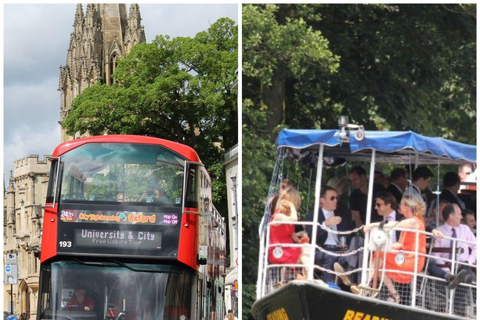 City Sightseeing Oxford HOHO Bus Tour + River Cruise 48-Hour Ticket