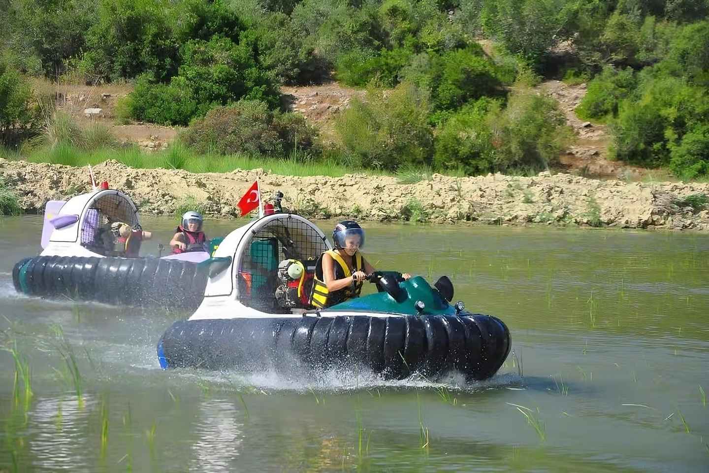 Belek: High-Speed Hovercraft Ride Through Wild Landscapes