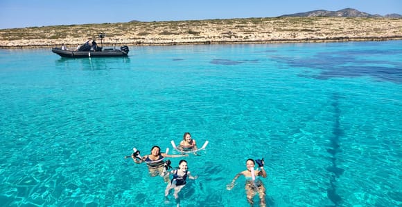 Naxos: Blue Lagoon, Cave, Natural Mudbath and Paros Island
