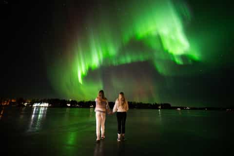 Ranua: Nordlichter-Tour mit Lagerfeuer-Mahlzeit & Profi-Kamera