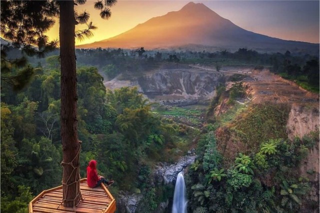 Visit Yogyakarta Selogriyo Temple, Rice Terraces & Waterfall Tour in Yogyakarta, Indonesia