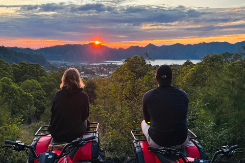 Bali: Mount Batur Sunrise ATV Quad Bike with Breakfast Tandem Ride ATV Sunrise with Round Transfer
