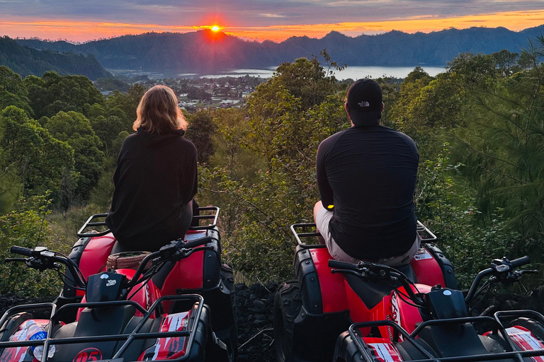 Bali: Mount Batur Sunrise ATV Quad Bike with Breakfast Tandem Ride ATV Sunrise with Round Transfer