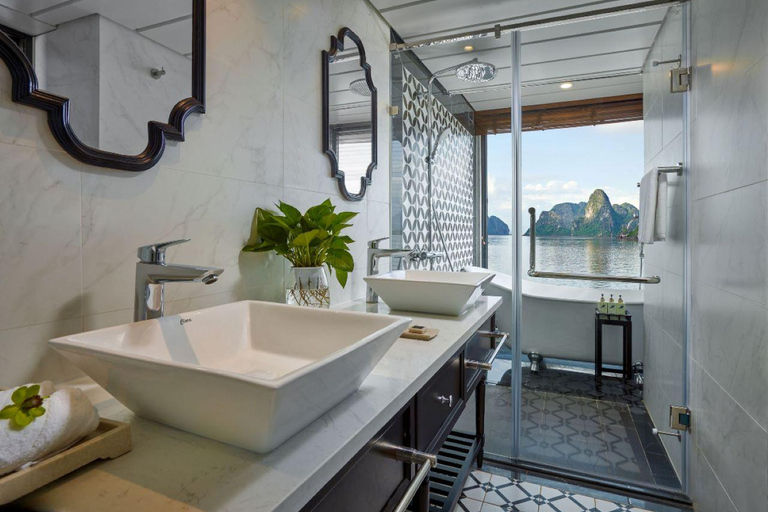 Private Balcony & Bathtub | Ha Long – Lan Ha 2-Day Cruise