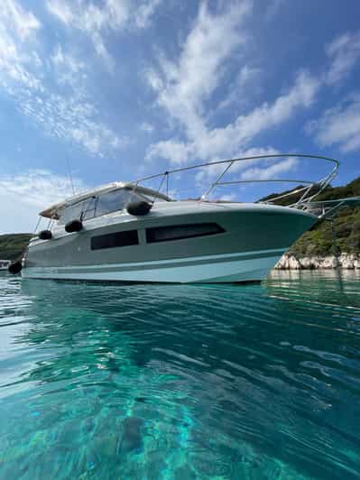 Korfu : Private Motoryachtfahrt mit Blick auf Korfu-Stadt