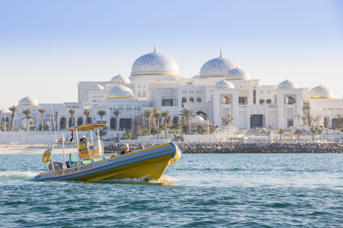 Abu Dhabi: 60-minuten Corniche Speed Boat sightseeingtour