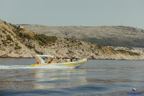 Dubrovnik: Blå grottans eftermiddagstur med motorbåt och dryck