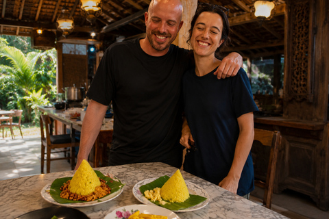 Yogyakarta: Local Market Tour & Mountain Cooking Class Hotel Pickup (Afternoon Sunset Class & Dinner)