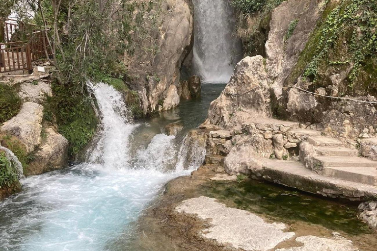 From Alicante: Algar Waterfalls&Privat Transfer&Ticket