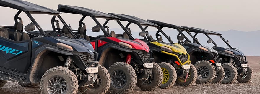 DAKHLA : buggy dans les dunes avec une belle vue panoramique
