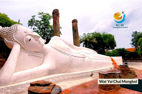 Ayutthaya 7 Temples Tour with Train, VIP Van, & Lunch
