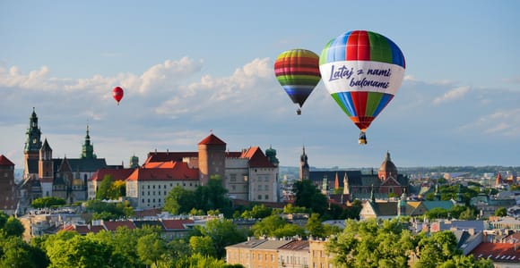 Kraków: Hot Air Balloon Exclusive Tour with Champagne