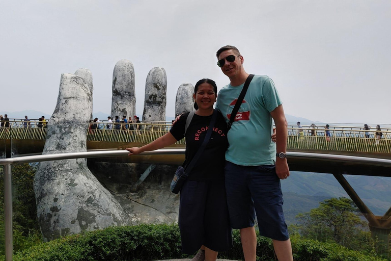 Tour Privado del Puente Dorado de las Colinas de Ba Na y la Tierra Sagrada de My Son