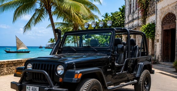 Zanzibar: Vintage Car Rental with Optional Chauffeur