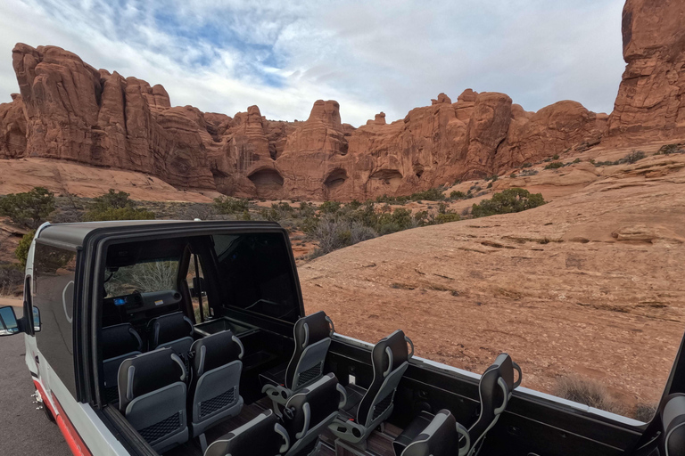 Desde Moab: Recorrido panorámico por el Parque Nacional de los Arcos con excursiones cortasExcursión al Atardecer | Parque Nacional de Arches