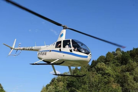 Zhangjiajie: Helicopter Flight Experience Helicopter Charter Route F Experience