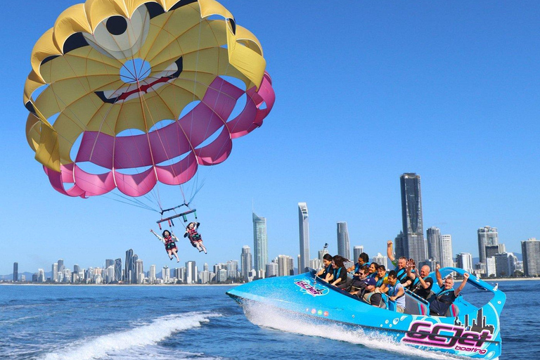 Gold Coast: Surfers Paradise - Parasail & Jetboat Combo