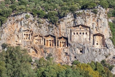 From Fethiye: Dalyan River Cruise, Mud Baths, and Beach Trip