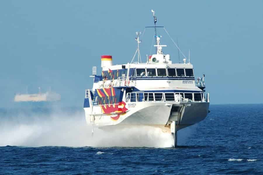 Ticket für das Hochgeschwindigkeits-Jetfoil von Kagoshima nach Yakushima!. Foto: GetYourGuide