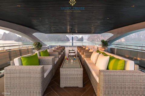 Hanoi: Premium Lan Ha Bay Day Cruise with Sunset Party Share Transfer + Cruise 1 day from Hanoi