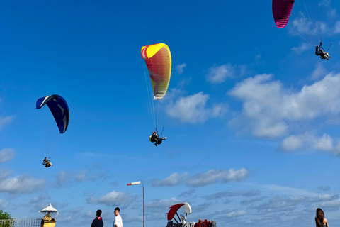 Bali Paragliding Experience at Pandawa Beach With Instructor Paragliding Hotel Transfer Without Ticket