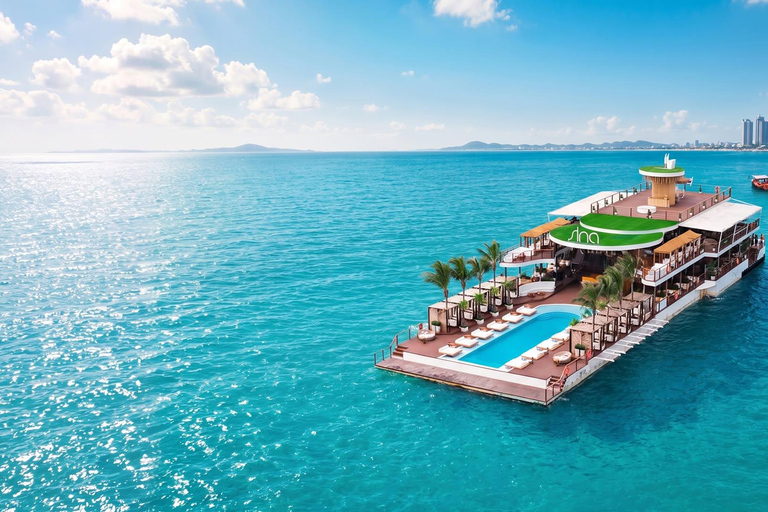 From Bangkok: Pattaya Sina Floating Beach Club Experience Ladies Only - Standard admission (no seat)