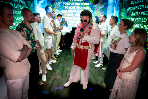 Las Vegas: Elvis-Hochzeit mit Las Vegas-Schild Fotos inbegriffen