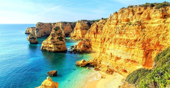 From Faro: Full-Day Benagil Cave, Marinha & Carvoeiro Tour