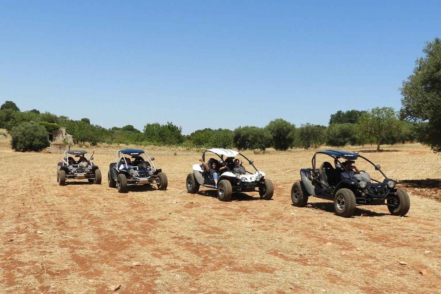 Buggy/Quad day trips in Puglia with 4-seater buggies also available on request.