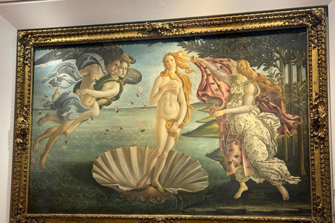 Firenze: Tour VIP della Galleria degli Uffizi con salta la filaTour di gruppo in francese