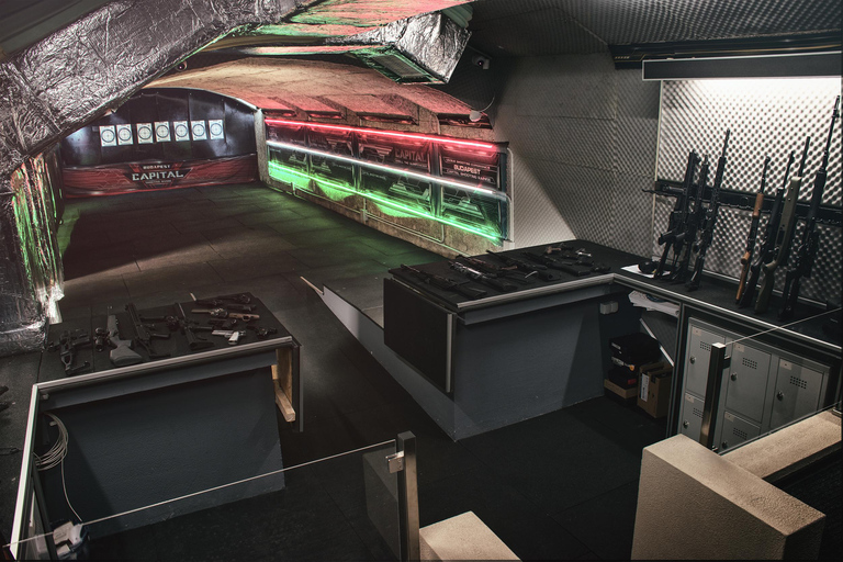 Budapest downtown: Fast & Fierce shooting range experience