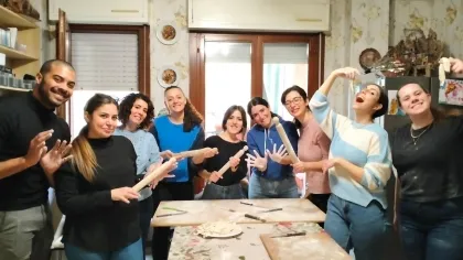 Pasta Bolognese Erlebnis mit Süßigkeiten Workshop