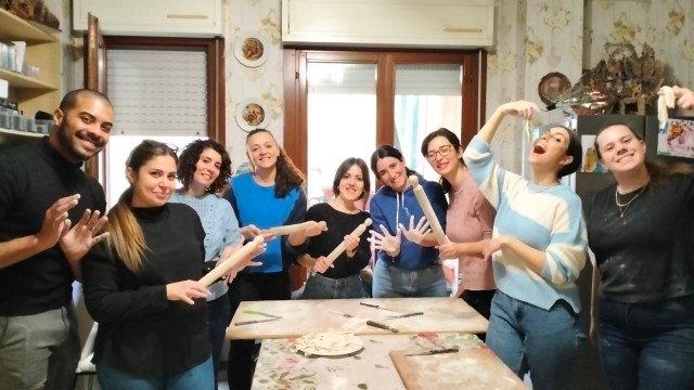 Visit Bolognese Pasta Making Experience with sweeties workshop in Bologna