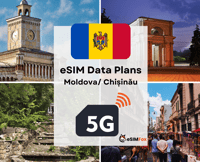 Chisinau, Plan de date Internet ESIM Moldavie à haute vitesse 5G - Housity