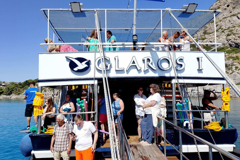 Rhodes: Lindos Cruise with Swimming Stops