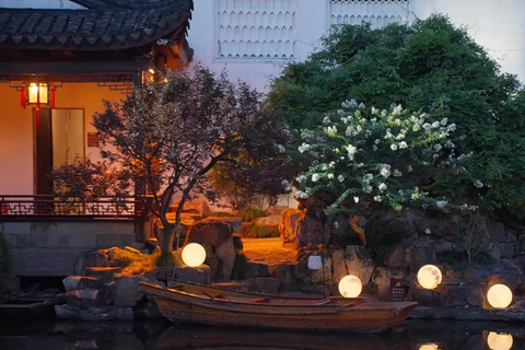 From Shanghai: Luzhi Ancient Town & Suzhou Night Tour