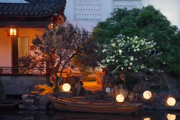 From Shanghai: Luzhi Ancient Town & Suzhou Night Tour