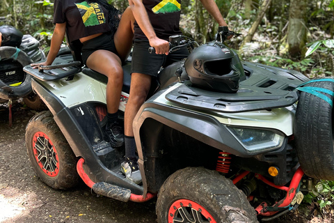 Montego Bay: Excursão de ATV e rafting em bambu com transporteMontego Bay: Passeio de ATV e rafting em jangada de bambu com transporte
