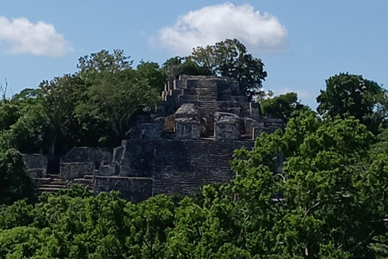Bacalar: Calakmul ruins, jungle path & stop at the bat cave. Bacalar: Calakmul ruins tour jungle and the bat volcano..