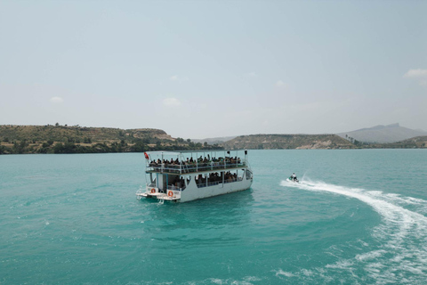 Alanya All-in-One Cabrio Safari & Green Lake Boat Experience ONLY 1 HOURS BOAT GREEN LAKE
