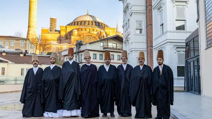 Istanbul: Whirling Dervish Ceremony next to Hagia Sophia