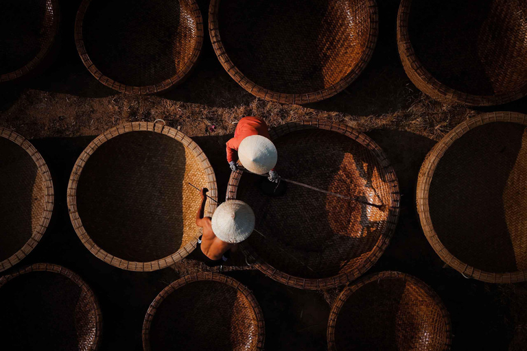 Hoi An : Tour en bateau de pêche et d&#039;agriculture avec panier