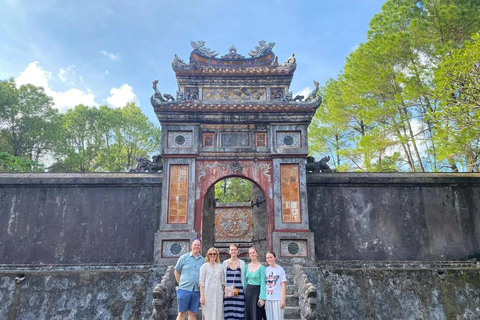 Explore Hue's Royal Legacy: Tombs, Temples & Culture Option 3: Choose Your Favorite 4 Attractions with Driver