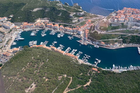 Microlight flight in Haute-Corse