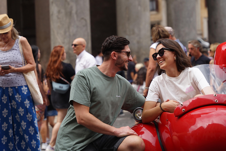 Rome Vespa Sidecar Tour: 90-Minute Panoramic Experience Shared Sidecar Experience