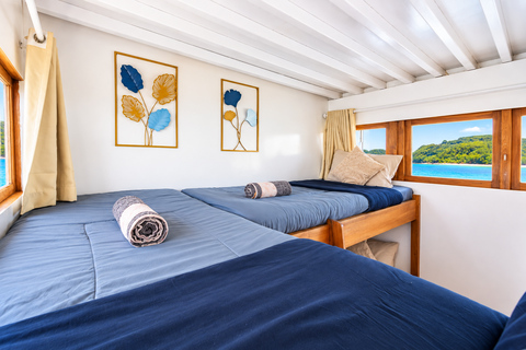 3D Komodo Sailing & Land Tour 12 Stops Single Bed & Hotel 3-Day Shared Cabin, Single Bed No Land Tour No Park Fee