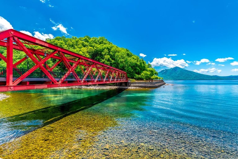 From Sapporo: Lake Shikotsu & Mt. Moiwa Night View Tour Hiace (up to 9) — Private Day Tour